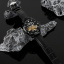 Наручний годинник чоловічий BESTA Skeleton UA Black Чорний (3121) Березне
