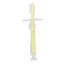 Силіконова зубна щітка Mumlove Mega Zayka MGZ-0707(Yellow) з обмежувачем Акимовка