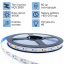 Світлодіодна LED стрічка Inspire 60 діодів USB 4000K 1 м (J1M60-N) Косов