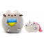 Набір м'яких іграшок S&T Pusheen cat 23х25 см та 15х12 см (vol-10455) Ворожба