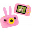 Дитяча цифрова фотокамера Smart Kids Camera фотоапарат 8х4,5х5 см Рожевий (2104618330) Ладан