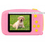 Дитяча цифрова фотокамера Smart Kids Camera фотоапарат 8х4,5х5 см Рожевий (2104618330) Ладан