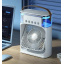 Настільний вентилятор No Brand з зволожувачем повітря Air Cooler Fan з USB та LED підсвічуванням 21x26x9 см Білий (2104618501) Енергодар