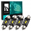 Комплект світлодіодних ламп Napo LED SJ-7020-1SMD-CANBUS 36mm C5W C10W 4 шт Білий (2530564556) Обухов