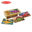 Дерев'яний пазл 4 в 1 Melissa&Doug "Динозаври" 12х4 елементів 15х20 см MD3791 Хмельник