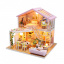3D румбокс CuteBee Sweet Time DIY DollHouse Різнокольоровий (M2001) Ковель