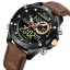 Тактичний водостійкий кварцовий годинник NaviForce Pride black Луцьк