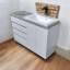 Пластикова тумба із умувальником The MIX Big 2 130x85x45 см White Киев