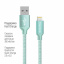 Кабель ColorWay USB/Lightning M/M 2.4 А 2 м Mint CW-CBUL007-MT Киев