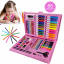 Дитячий набір для малювання No Brand ART set Rainbow комплект для дитячої творчості в кейсі 86 предметів Рожевий Тернополь
