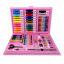 Дитячий набір для малювання No Brand ART set Rainbow комплект для дитячої творчості в кейсі 86 предметів Рожевий Тернополь