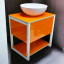 Пластикова тумба підвісна loft Sunset 60x60x45 см Orange Умань