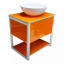 Пластикова тумба підвісна loft Sunset 60x60x45 см Orange Умань