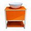 Пластикова тумба підвісна loft Sunset 60x60x45 см Orange Умань