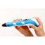 3D ручка c LCD дисплеем 3DPen Hot Draw 3 Blue+Досточка+Ножницы+Комплект эко пластика для рисования 109 метров Херсон