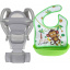 Хипсит эрго-рюкзак кенгуру переноска слюнявчик-трансформер Baby Carrier 20 кг 6 в 1 Серый (vol-9896) Лубны