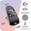 Шезлонг-гойдалка дитяча SBT Group BABY Balance Soft 68х38х60 см Темно-сірий (BBS-05-00) Харьков
