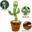 Інтерактивний плюшевий танцюючий кактус Funny Toys Dancing Light Cactus з різнобарвним підсвічуванням Ізюм