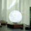 Настільний левітуючий нічник Night Light Magic Moon Magnetic Місяць на дерев'яній підставці (NLMMM36) Нове