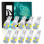 Комплект світлодіодних ламп Napo T10-5050-5smd W5W T10 10 шт Білий (2510505049) Фастов