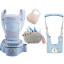 Хипсит эрго-рюкзак кенгуру переноска Baby Carrier 6 в 1 и игрушка Пушин кот радуга (vol-1905) Київ