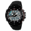 Чоловічий годинник Skmei 1016 Shark Black Ромны