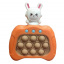 Дитяча інтерактивна іграшка RIAS Quick Pop It Bunny Brown Орехов