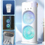 Вентилятор настільний OPT-TOP Double-ended Spray Fan подвійний з охолодженням LED підсвічування без пульта ДУ Білий (2104618552) Вышгород