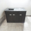 Пластикова тумба з кам'яною мийкою The MIX Adamant 120x85x55 см Коричневий Лосиновка