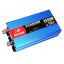 Перетворювач напруги інвертор Eryuan 3500W LCD DC/AC 12V-220V з чистою синусоїдою та вольтметром Blue Киев
