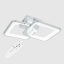 Стельова LED люстра Sunlight 8036/2 СR Хром Доманівка