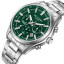 Наручний годинник чоловічий Lee cooper Fenix Green Сріблястий (3445) Хуст