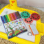 Детский мольберт для рисования с проектором ART Set Projector painting Желтый Київ
