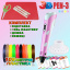 3D ручка c LCD дисплеем 3DPen Hot Draw 3 Pink+Досточка+Ножницы+Комплект эко пластика для рисования 109 метров Кривой Рог