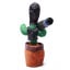 Танцующий поющий кактус Патриот Тарас с джавелином Dancing Cactus с подсветкой 32 см повторюшка и USB зарядка Дніпро
