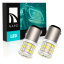 Комплект світлодіодних ламп Napo LED 1157-3014-57smd-ceram P21/5W 1157 BAU15S 2 шт Білий (2473239737) Днепр