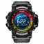 Часы наручные мужские Smael 8082 Black Red Yellow (15203-hbr) Костополь