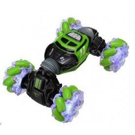 Машинка перевертиш на радіокеруванні Skid Ding Машинка від руху руки управління жестами і пультом Зелений