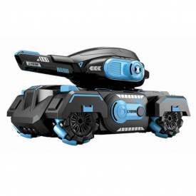 Игрушка танк-вездеход RIAS CN-098 на радиоуправлении стреляющий водяными пулями Black-Blue (3_03912)