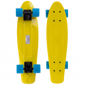 Скейтборд SP-Sport Penny Original FISH SK-401-4 22 Жовтий-Чорний-Блакитний
