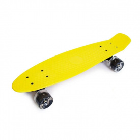 Скейт пенніборд Profi 56x14 см Жовтий (MS 0848-9)