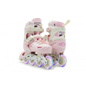 Ролики Scale Sports ABEC-7 PU 29-33 18-20.5 см Pink (2011782854)