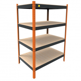 Металевий посилений стелаж Emby Heavy Series 2000х1300x900 мм 4 полиці ДСП до 300 кг