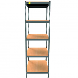 Металевий стелаж Emby Light Series 2400х600x600 мм 5 полиць ДСП до 100 кг