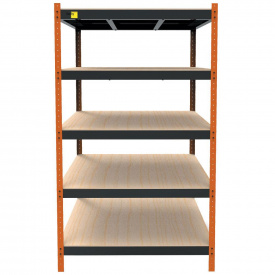 Металевий посилений стелаж Emby Heavy Series 2500х1300x900 мм 5 полиць ДСП до 300 кг