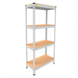 Металевий стелаж Emby Light Series 1500х600x600 мм 4 полиці ДСП до 100 кг