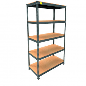 Металевий стелаж Emby Light Series 1800х900x450 мм 5 полиць ДСП до 100 кг