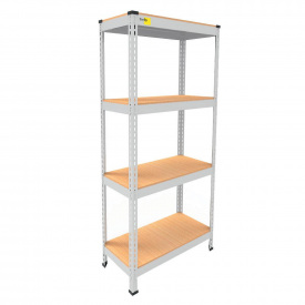 Металевий стелаж Emby Light Series 1500х900x450 мм 4 полиці ДСП до 100 кг
