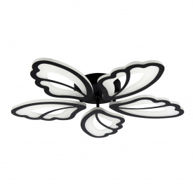 Стельова LED люстра Sunlight L77045/5 чорний