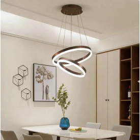 Світлодіодна люстра No Brand Олімпія PJ812 Coffee 80х100 см